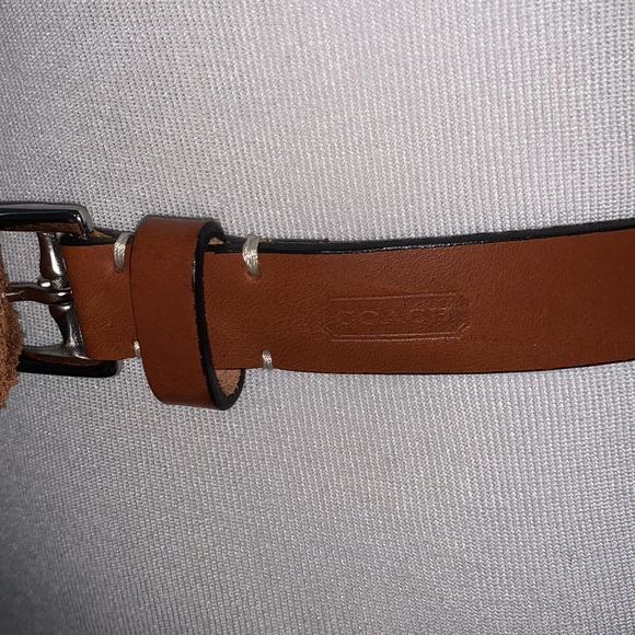 COACH GORGEOUS SIZE SMALL LEATHER BELT - Picture 5 of 8